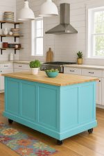 Industrial Kitchen Island On Wheels