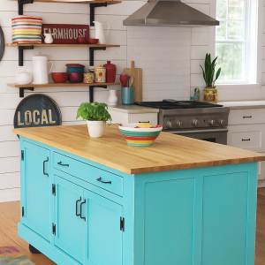 Industrial Kitchen Island