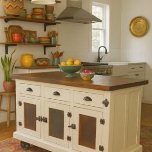 Antique White Kitchen Islands